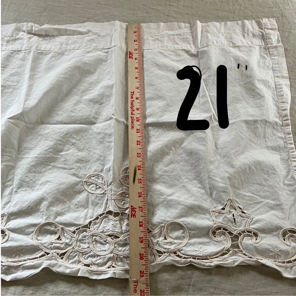 Vintage Embroidered Curtains